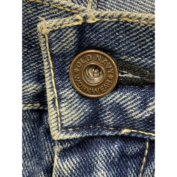 Old Navy Brand Painters Denim Jeans Men's No Size Tag 34X29 Construction Work - Picture 13 of 16